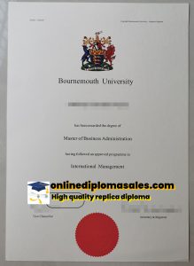 How to buy a Bournemouth University certificate?