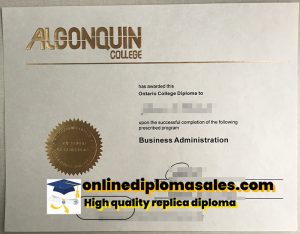 How to buy an Algonquin College degree certificate?