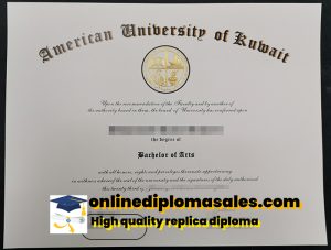 How to buy American University of Kuwait degree certificate?
