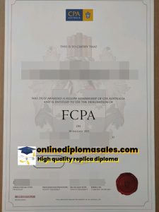 How to order the Australia CPA certificate?