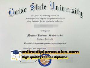 Buy Boise State University bachelor's degree certificate online.