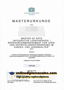 How to buy a Chemnitz University of Technology diploma?