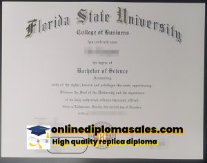Where to order Florida State University degree certificate?