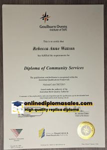 Goulburn Ovens Institute of TAFE fake certificate