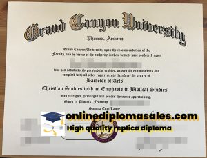 How to order a Grand Canyon University degree certificate?