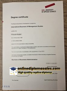 How to buy HAN University of Applied Sciences fake diploma and transcript?
