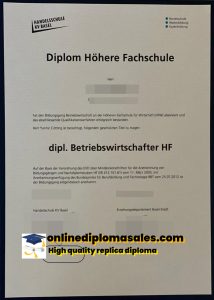 Where to buy Handelsschule KV basel degree certificate?