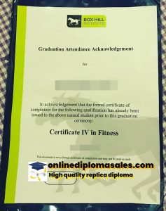 Order your Box Hill Institute certificate online.