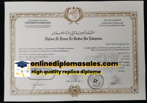 How much does it cost to buy a Lebanese University fake diploma?