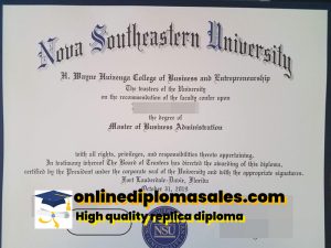 How long does it take to buy a Nova Southeastern University degree certificate?