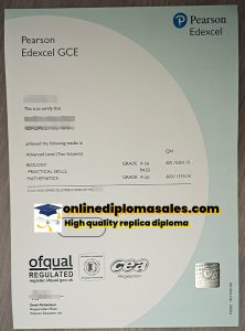 Where to buy Pearson Edexcel GCE fake certificate?
