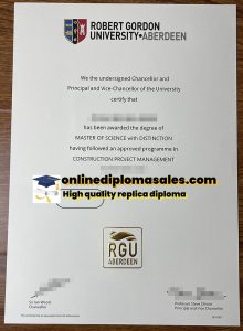 Why buy a Robert Gordon University degree?