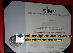 Singapore Institute of Materials Management Certificate