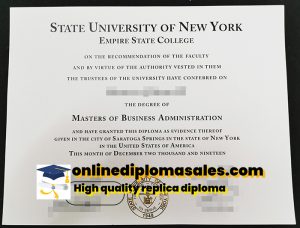Certificate from State University of New York Empire State College.