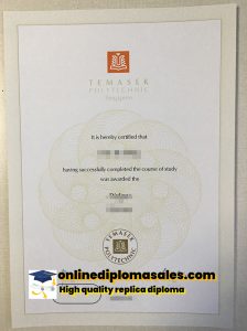 Buy Temasek polytechnic certificate online.