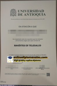 Buy Universidad de Antioquia fake degree certificate online.