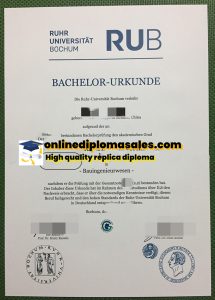 How long does it take to buy a Ruhr University Bochum diploma?
