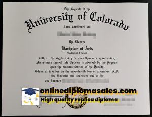 How to order a University of Colorado degree certificate?