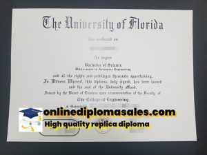 How to buy a University of Florida bachelor's degree certificate?