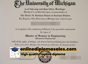 How to buy a University of Michigan degree certificate?