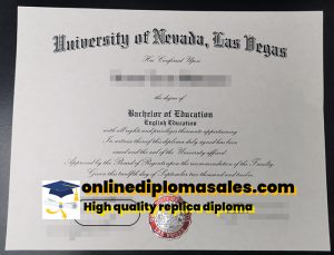Where to buy University of Nevada Las Vegas degree certificate?