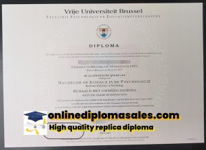 How long does it take to buy a Vrije Universiteit Brussel fake diploma?
