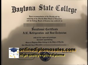 How to buy a Daytona State College degree certificate?