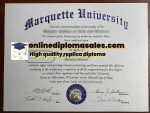 Where to buy Marquette University degree certificate?